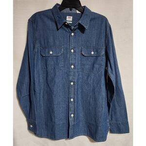 Levi's the worker relaxed fit button down shirt men's medium